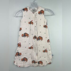 Little Unicorn Cotton Muslin Gauze Sleep Bag Sack Sz S 0-6 months 10-18 Lbs